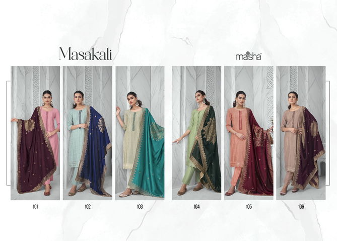  Masakali By Maisha Designer Salwar Suit Catalog